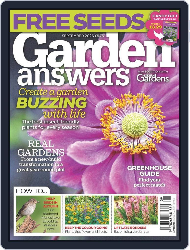 Garden Answers (Digital) Subscription                    September 1st, 2026 Issue