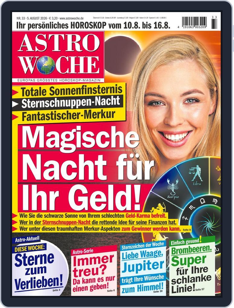 Astrowoche (Digital) Subscription                    August 12th, 2026 Issue