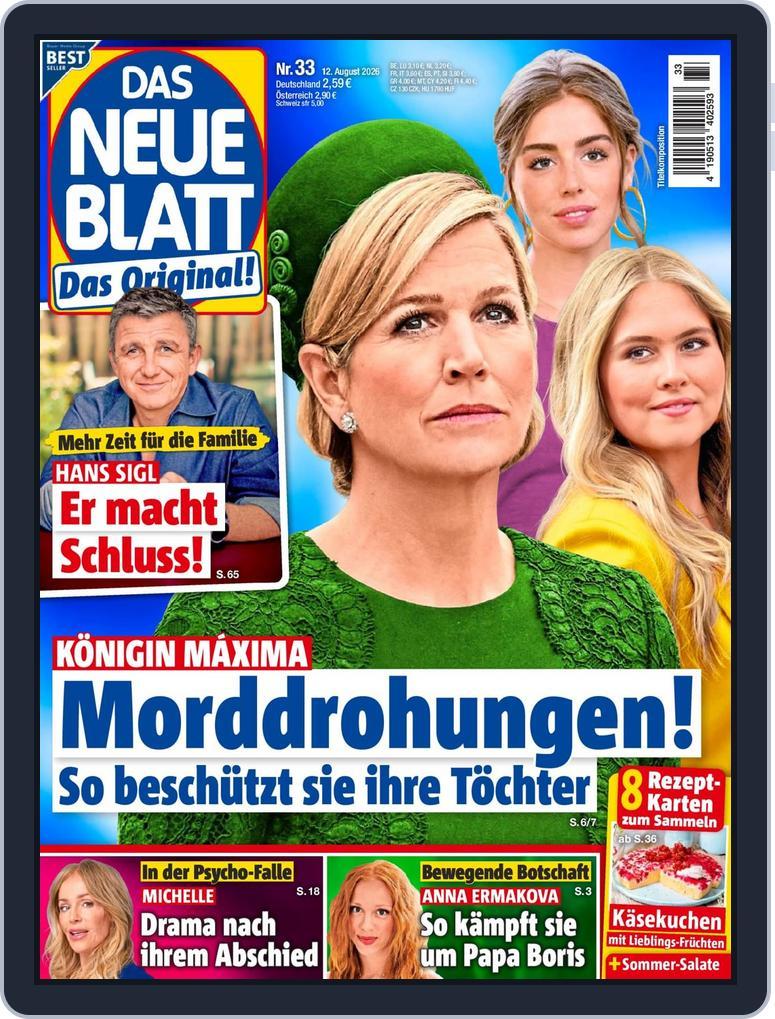 Das neue Blatt (Digital) Subscription                    August 12th, 2026 Issue
