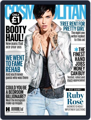 Cosmopolitan UK March 1st, 2017 Digital Back Issue Cover