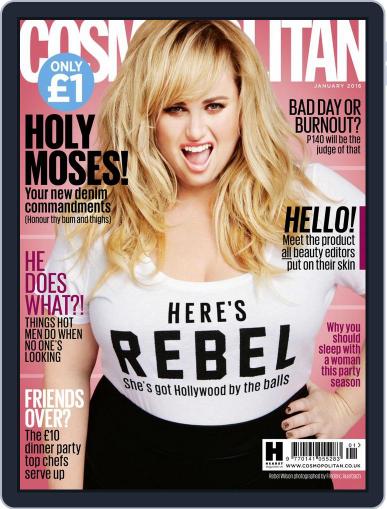 Cosmopolitan UK January 1st, 2016 Digital Back Issue Cover