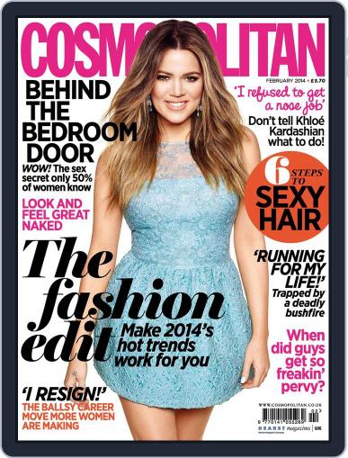 Cosmopolitan UK January 1st, 2014 Digital Back Issue Cover