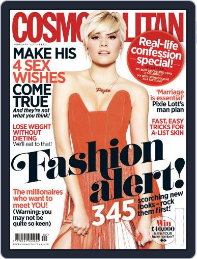 Cosmopolitan UK January 13th, 2012 Digital Back Issue Cover