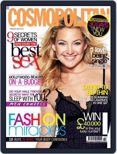Cosmopolitan UK January 8th, 2009 Digital Back Issue Cover