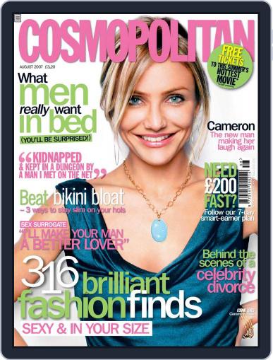 Cosmopolitan UK July 31st, 2007 Digital Back Issue Cover