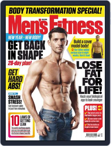 Men's Fitness UK February 1st, 2019 Digital Back Issue Cover