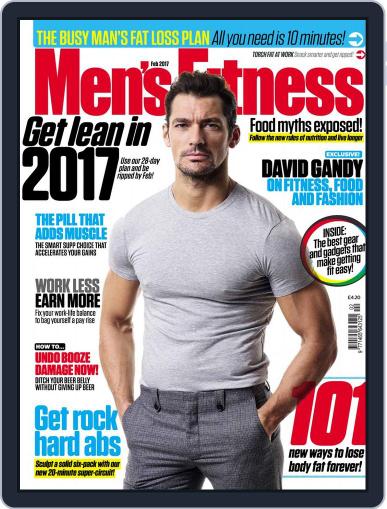 Men's Fitness UK February 1st, 2017 Digital Back Issue Cover