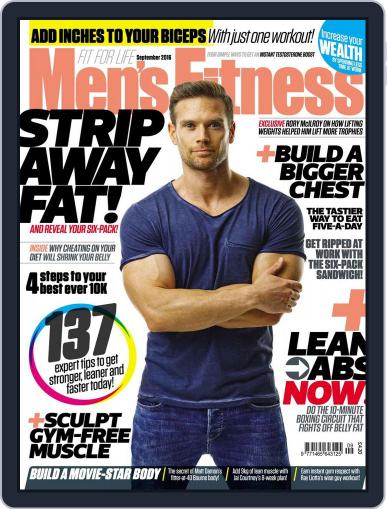 Men's Fitness UK August 3rd, 2016 Digital Back Issue Cover