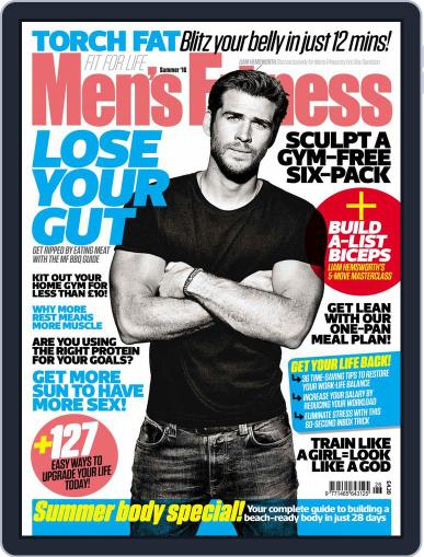 Men's Fitness UK June 8th, 2016 Digital Back Issue Cover