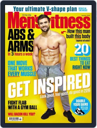 Men's Fitness UK January 1st, 2016 Digital Back Issue Cover