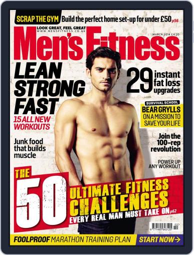 Men's Fitness UK January 28th, 2014 Digital Back Issue Cover