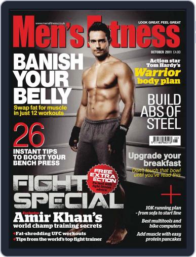Men's Fitness UK August 25th, 2011 Digital Back Issue Cover