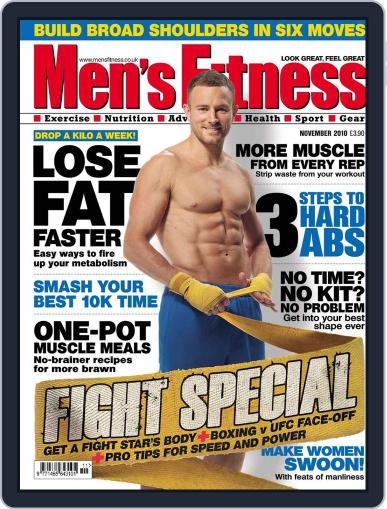 Men's Fitness UK October 13th, 2010 Digital Back Issue Cover