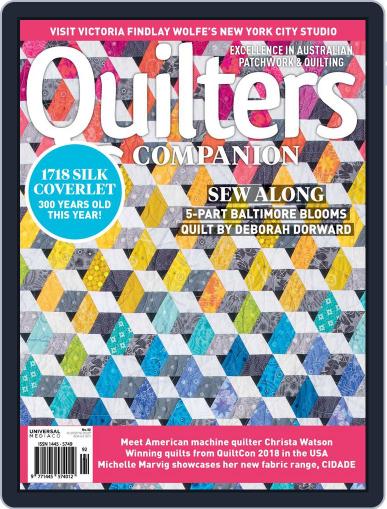 Quilters Companion July 1st, 2018 Digital Back Issue Cover