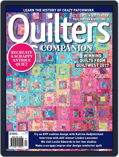 Quilters Companion September 1st, 2017 Digital Back Issue Cover