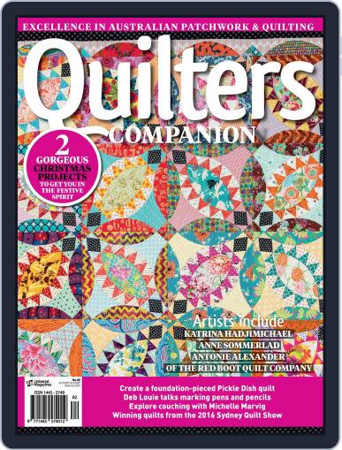 Quilters Companion October 1st, 2016 Digital Back Issue Cover