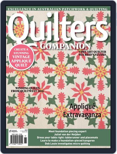 Quilters Companion September 1st, 2016 Digital Back Issue Cover