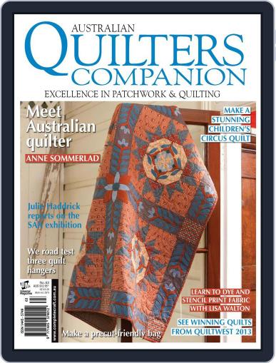 Quilters Companion September 16th, 2013 Digital Back Issue Cover