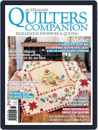 Quilters Companion May 3rd, 2013 Digital Back Issue Cover