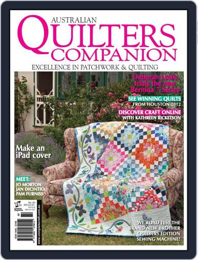 Quilters Companion March 11th, 2013 Digital Back Issue Cover