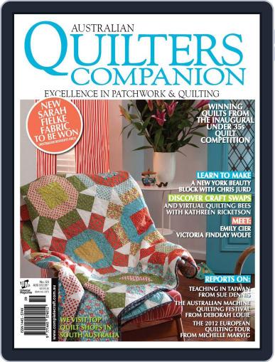 Quilters Companion January 9th, 2013 Digital Back Issue Cover