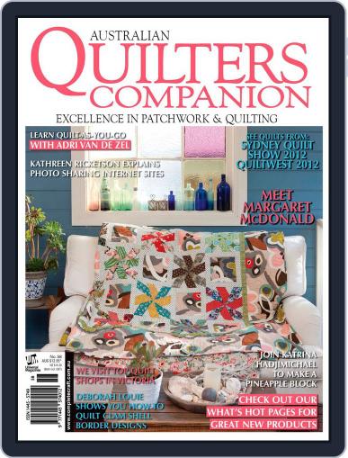 Quilters Companion November 9th, 2012 Digital Back Issue Cover