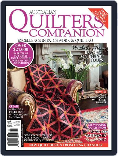 Quilters Companion May 15th, 2012 Digital Back Issue Cover