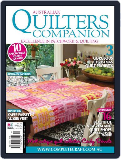 Quilters Companion September 19th, 2011 Digital Back Issue Cover