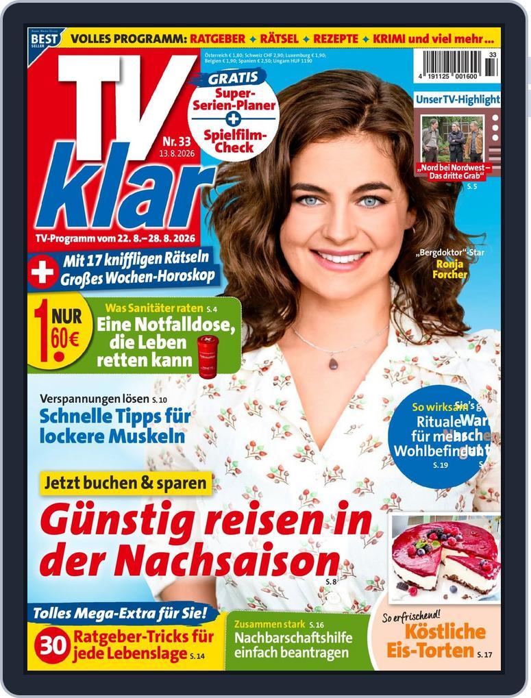 TV klar (Digital) Subscription                    August 13th, 2026 Issue