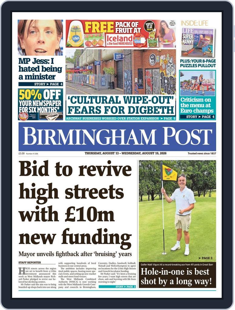 Birmingham Post (Digital) Subscription