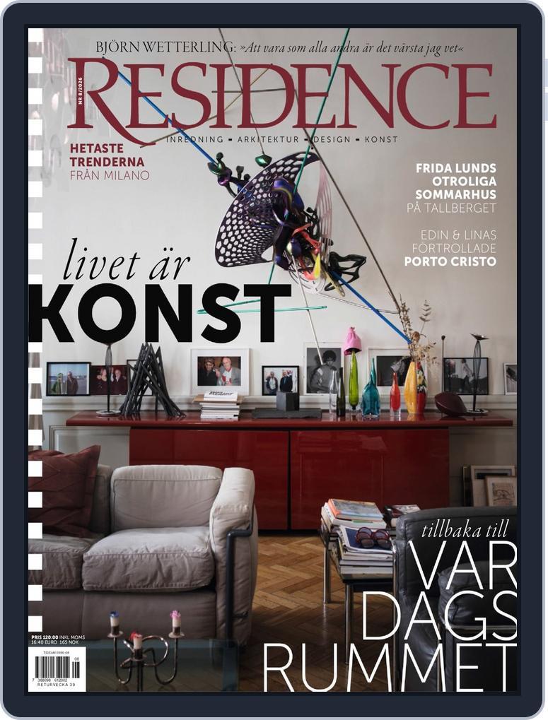 Residence SE (Digital) Subscription                    August 1st, 2026 Issue