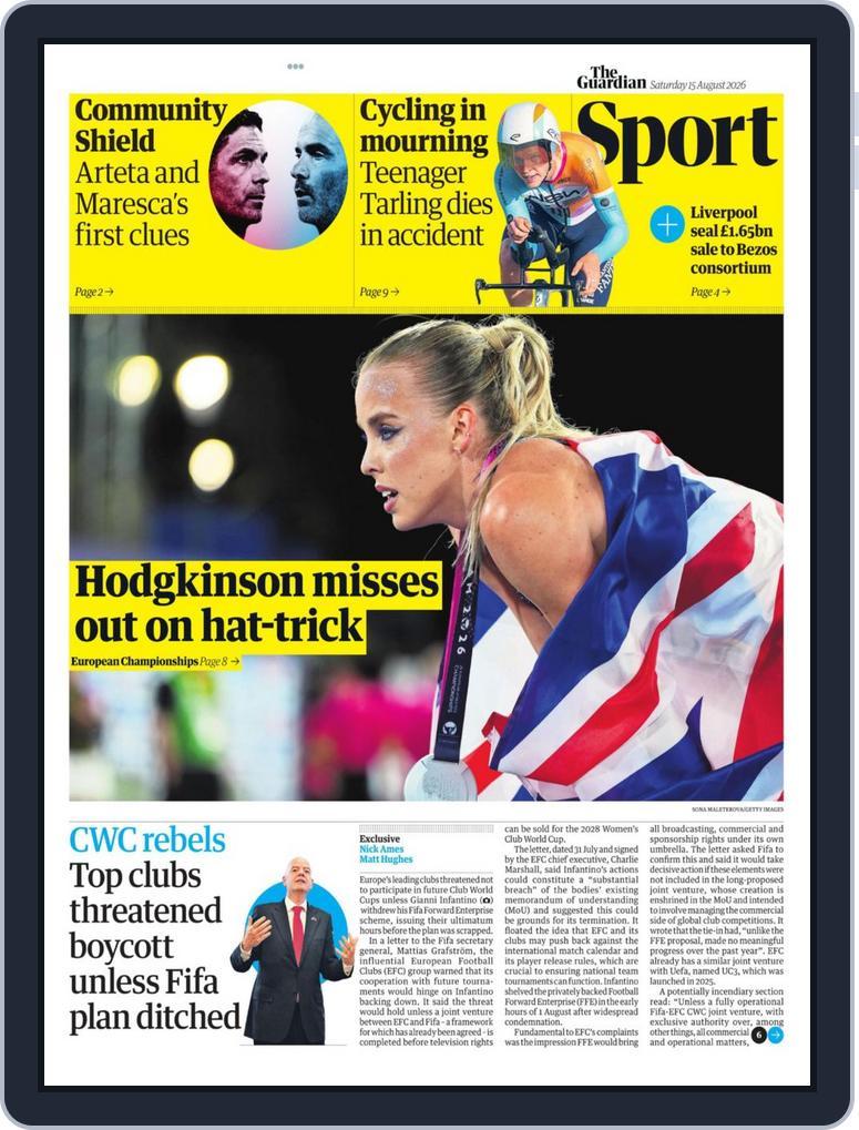 Guardian - Sport (Digital) Subscription