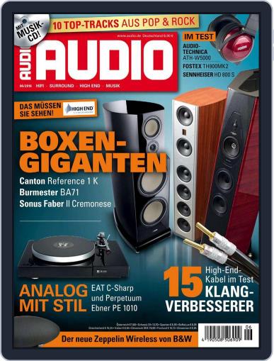 Audio Germany June 1st, 2016 Digital Back Issue Cover