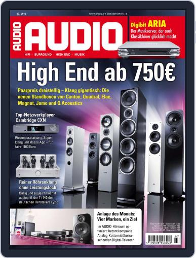 Audio Germany June 1st, 2015 Digital Back Issue Cover