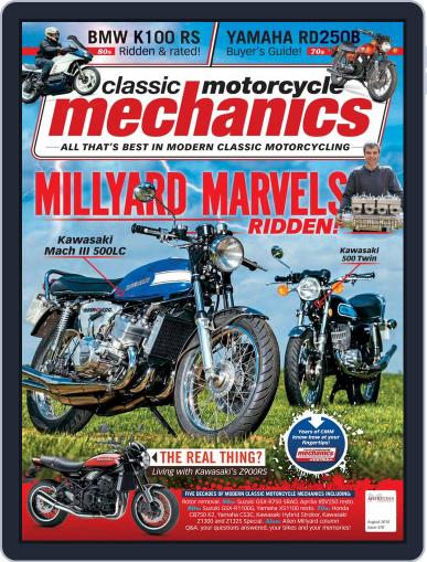Classic Motorcycle Mechanics August 1st, 2018 Digital Back Issue Cover