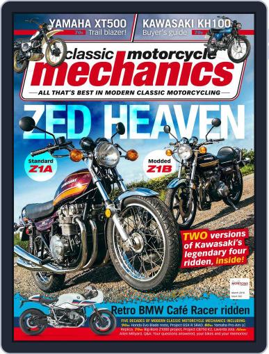 Classic Motorcycle Mechanics March 1st, 2018 Digital Back Issue Cover
