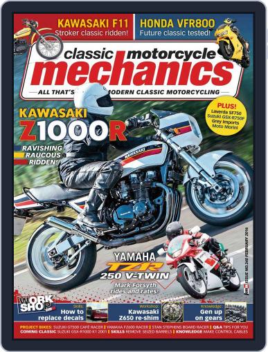 Classic Motorcycle Mechanics January 21st, 2016 Digital Back Issue Cover