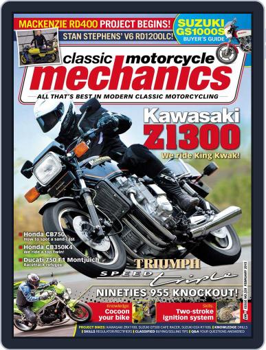 Classic Motorcycle Mechanics January 19th, 2015 Digital Back Issue Cover