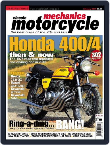 Classic Motorcycle Mechanics January 19th, 2010 Digital Back Issue Cover