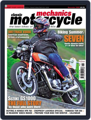 Classic Motorcycle Mechanics October 20th, 2009 Digital Back Issue Cover