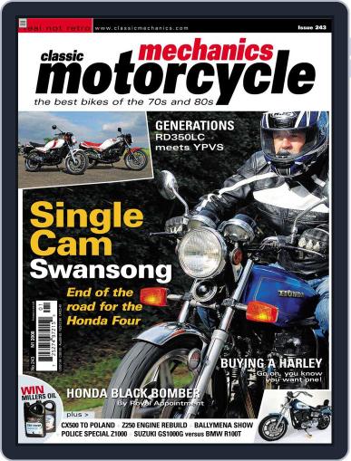 Classic Motorcycle Mechanics December 17th, 2007 Digital Back Issue Cover