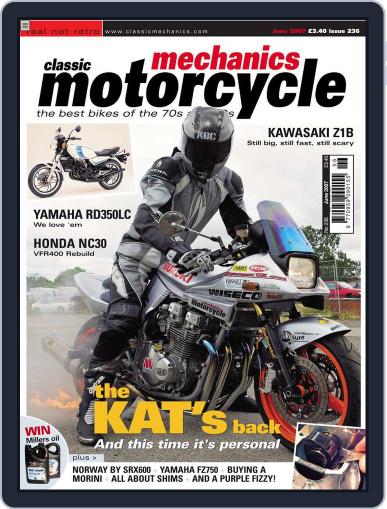 Classic Motorcycle Mechanics May 14th, 2007 Digital Back Issue Cover