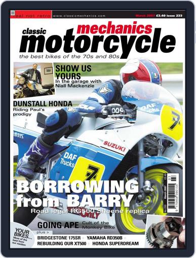 Classic Motorcycle Mechanics February 19th, 2007 Digital Back Issue Cover