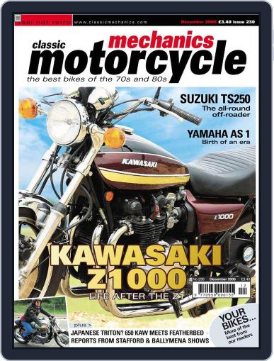 Classic Motorcycle Mechanics November 20th, 2006 Digital Back Issue Cover