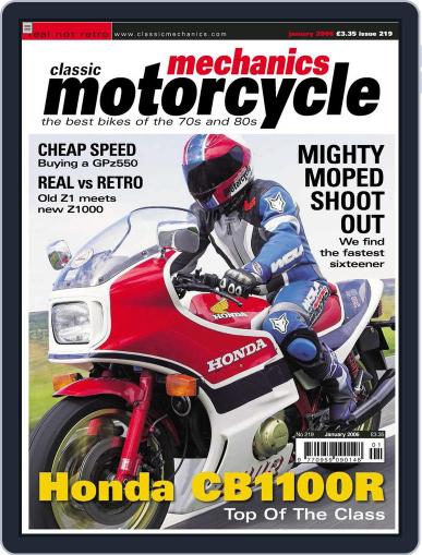 Classic Motorcycle Mechanics December 20th, 2005 Digital Back Issue Cover