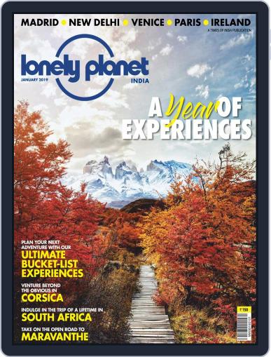 Lonely Planet Magazine India January 1st, 2019 Digital Back Issue Cover