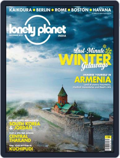 Lonely Planet Magazine India November 1st, 2018 Digital Back Issue Cover