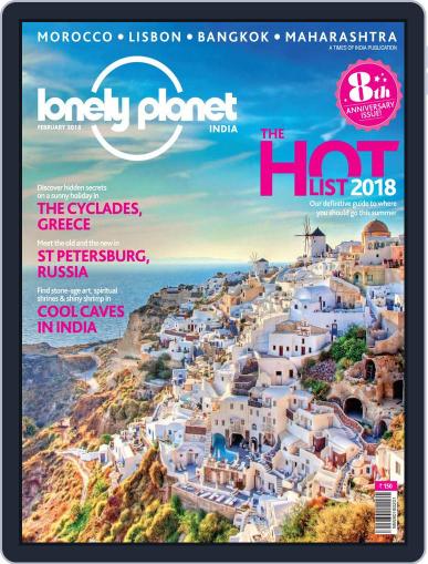 Lonely Planet Magazine India February 1st, 2018 Digital Back Issue Cover