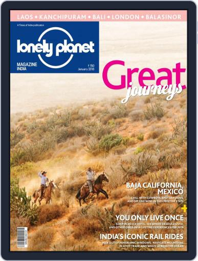 Lonely Planet Magazine India January 1st, 2018 Digital Back Issue Cover