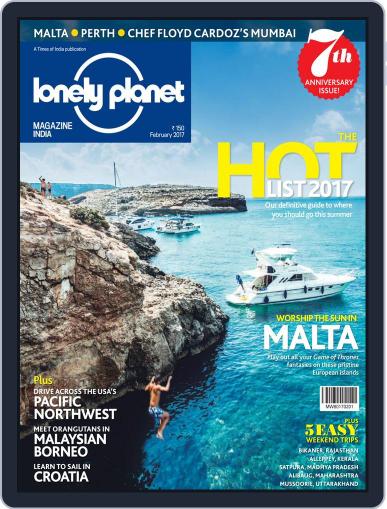 Lonely Planet Magazine India February 1st, 2017 Digital Back Issue Cover